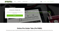 Desktop Screenshot of gitaartabs.nl
